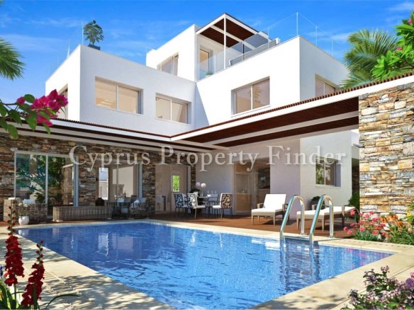 Modern Coastal Villas In Geroskipou