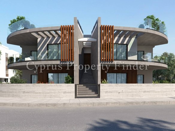 New Build Three Bedroom Apartment In Geroskipou