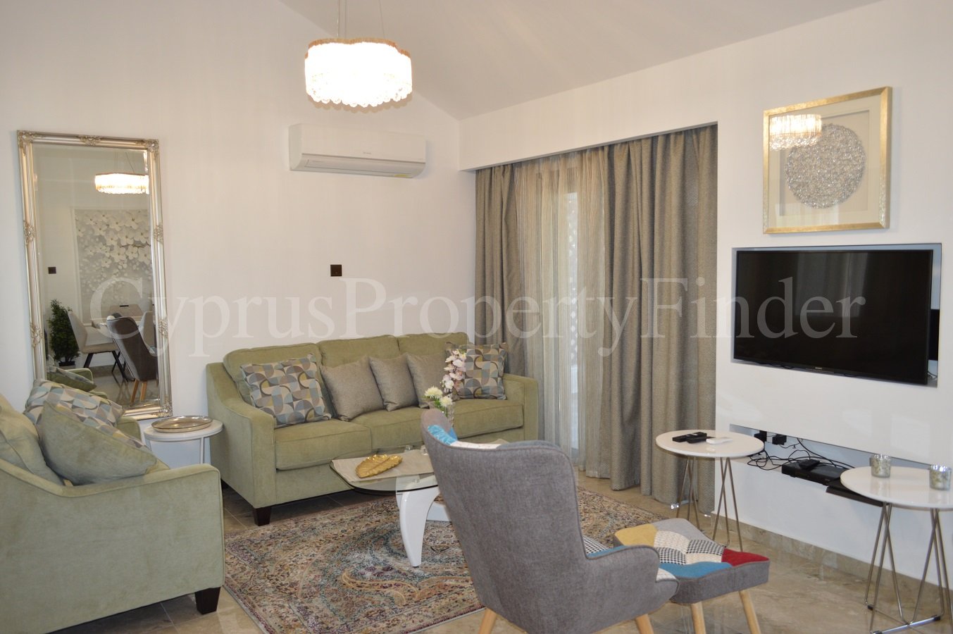 Fantastic Two Bedroom Front Line Bungalow In Kissonerga